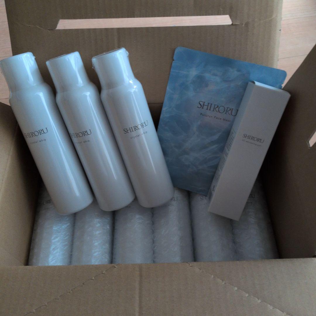 SHIRORU クリスタルホイップ 、 VCホワイトニングゲル 、フェイスマスク