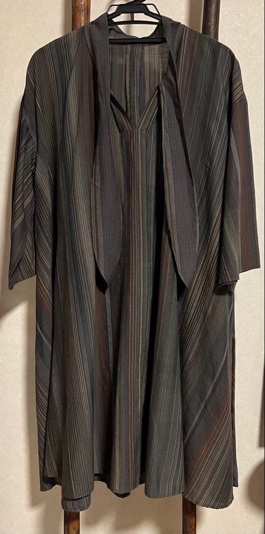 ヨーガンレール シルクコットンストライプ　チュニック