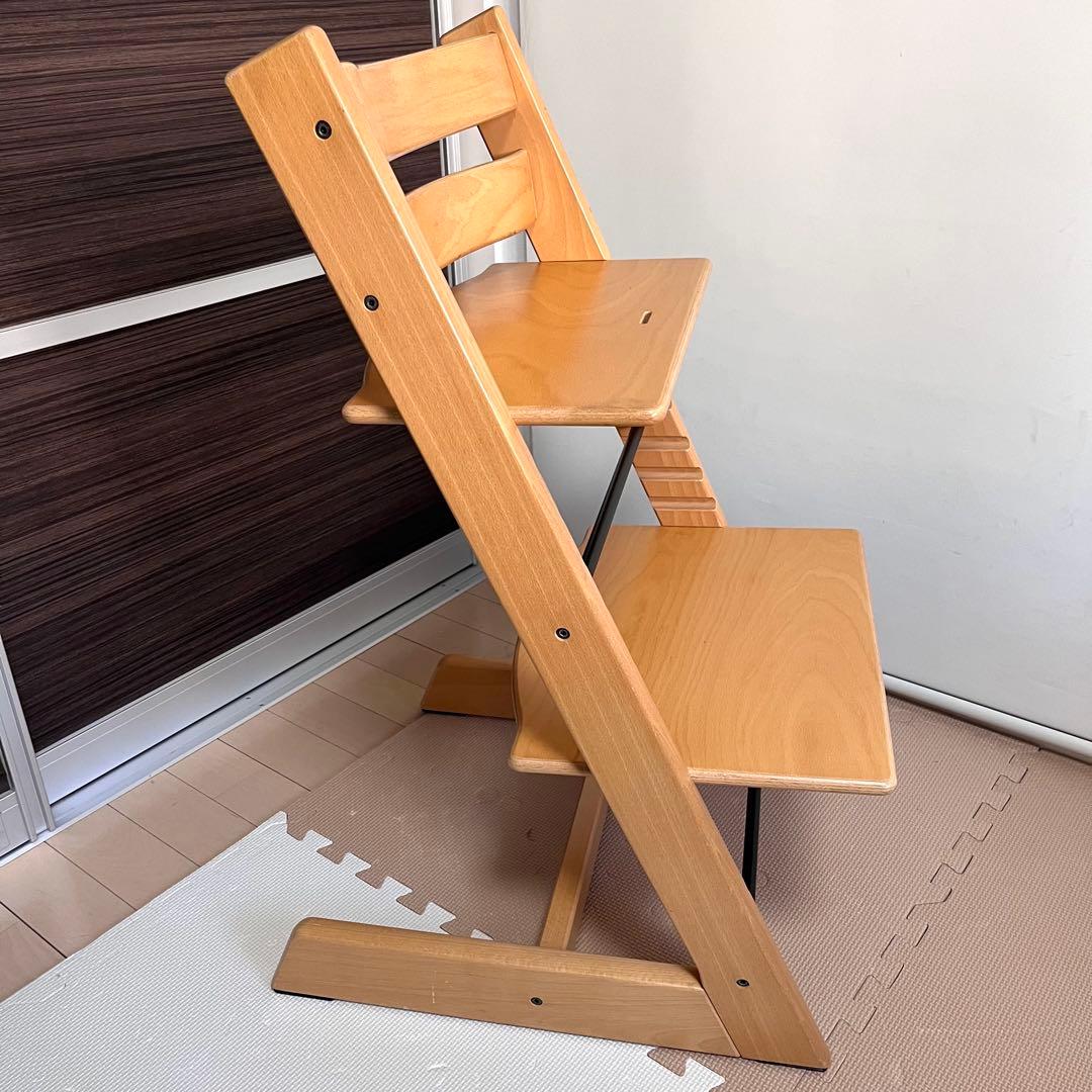 【新型】美品　シリアル4　ストッケ トリップトラップナチュラル