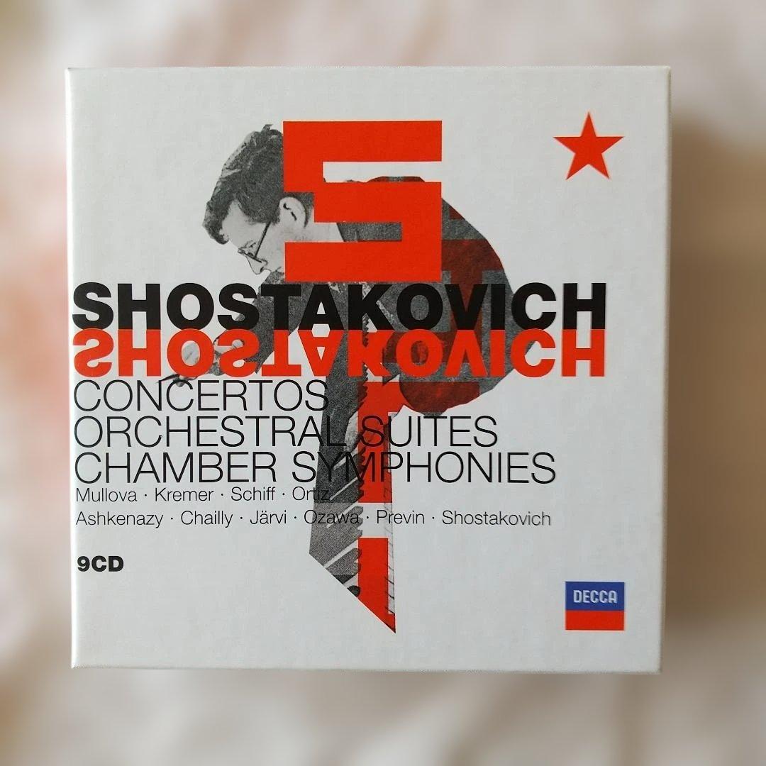 【状態良好】　ショスタコーヴィチ　管弦楽作品＆協奏曲集　9CD