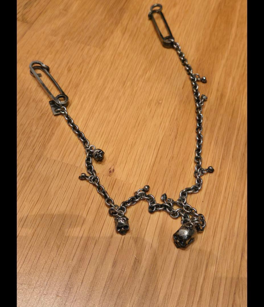 ナンバーナイン×JAM★ドクロ ウォレットチェーン★ジャケットソロイストリング