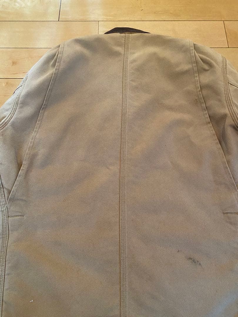 Carhartt ベージュ カバーオール　ミシガンチョアコート　USA製　90s