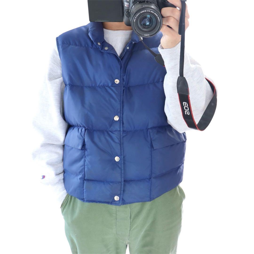 レア個体 USA製 80s L.L. Bean エルエルビーン ダウンベストXL
