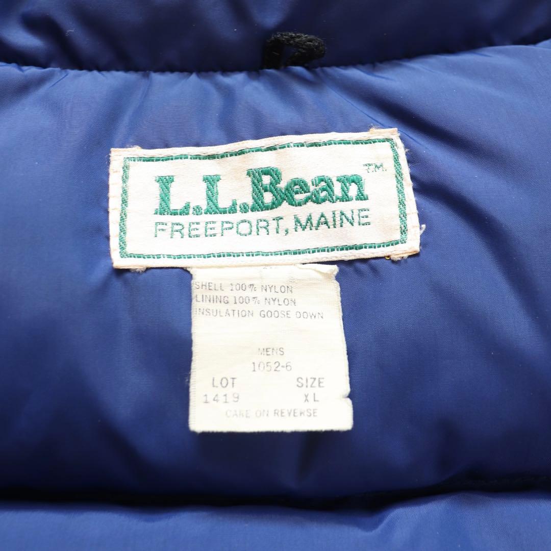 レア個体 USA製 80s L.L. Bean エルエルビーン ダウンベストXL