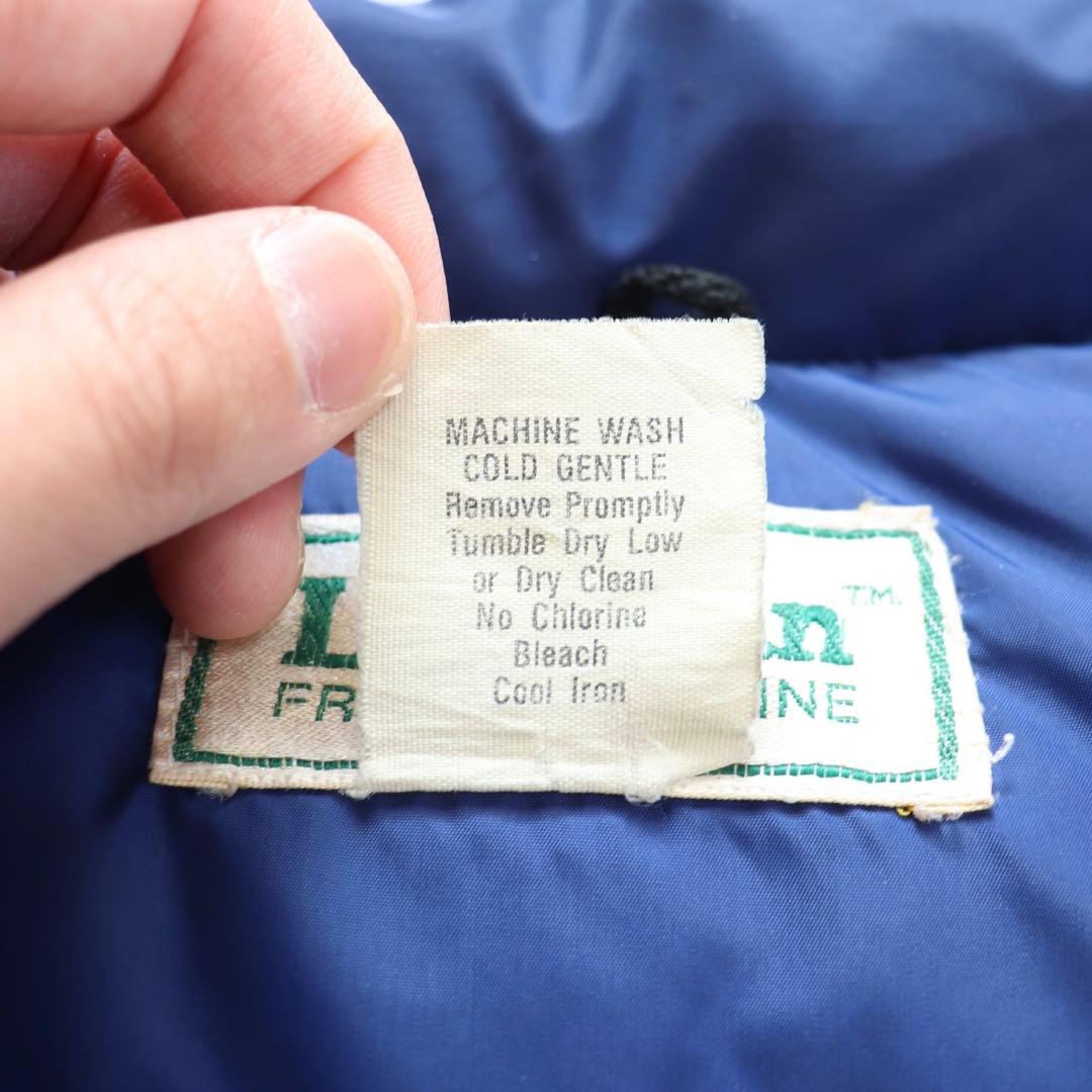 レア個体 USA製 80s L.L. Bean エルエルビーン ダウンベストXL