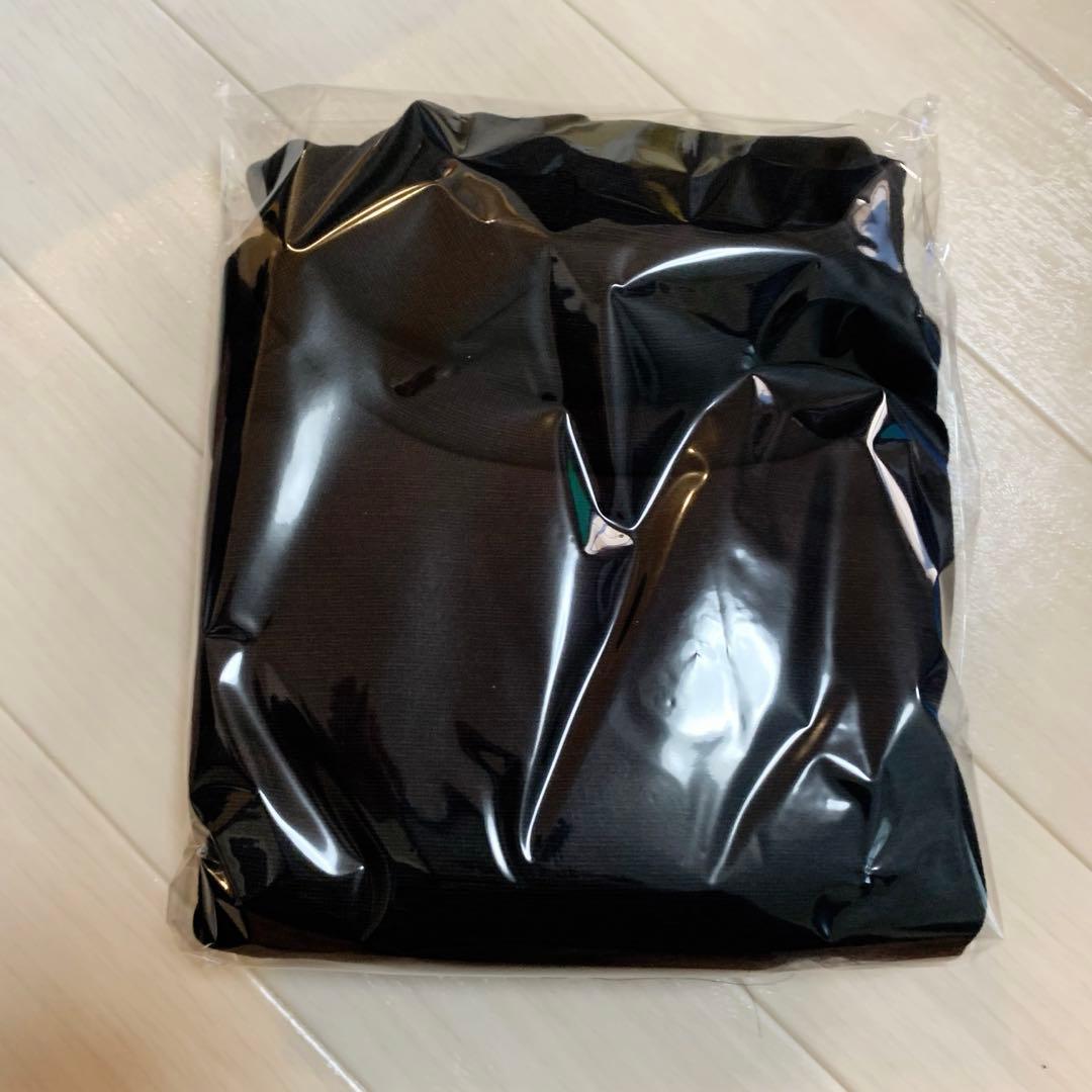 未使用■L■速暖　ヒートラブ ウール　モックネック　ZERO FIT 黒