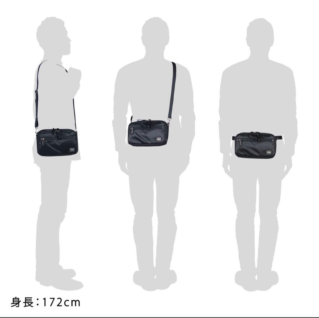 PORTER ポーター PLAN プラン ショルダーバッグ 黒 ２WAY