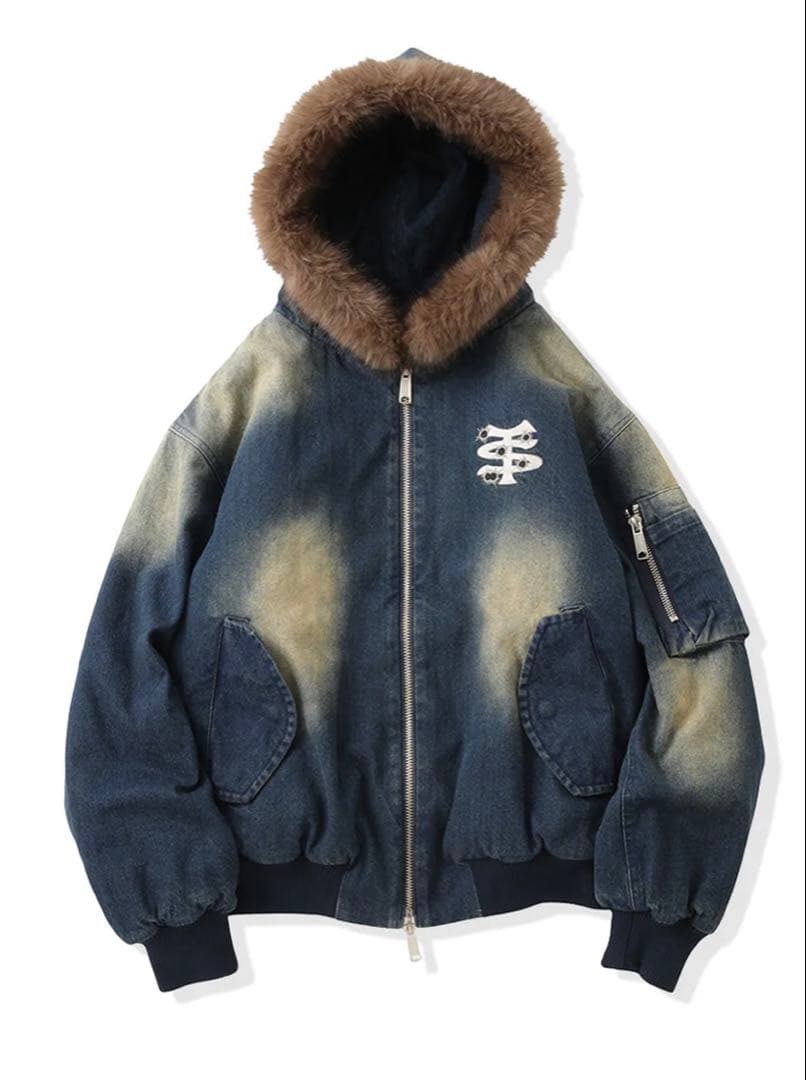 that's life ザッツライフ デニムジャケット　ジップ Lサイズ