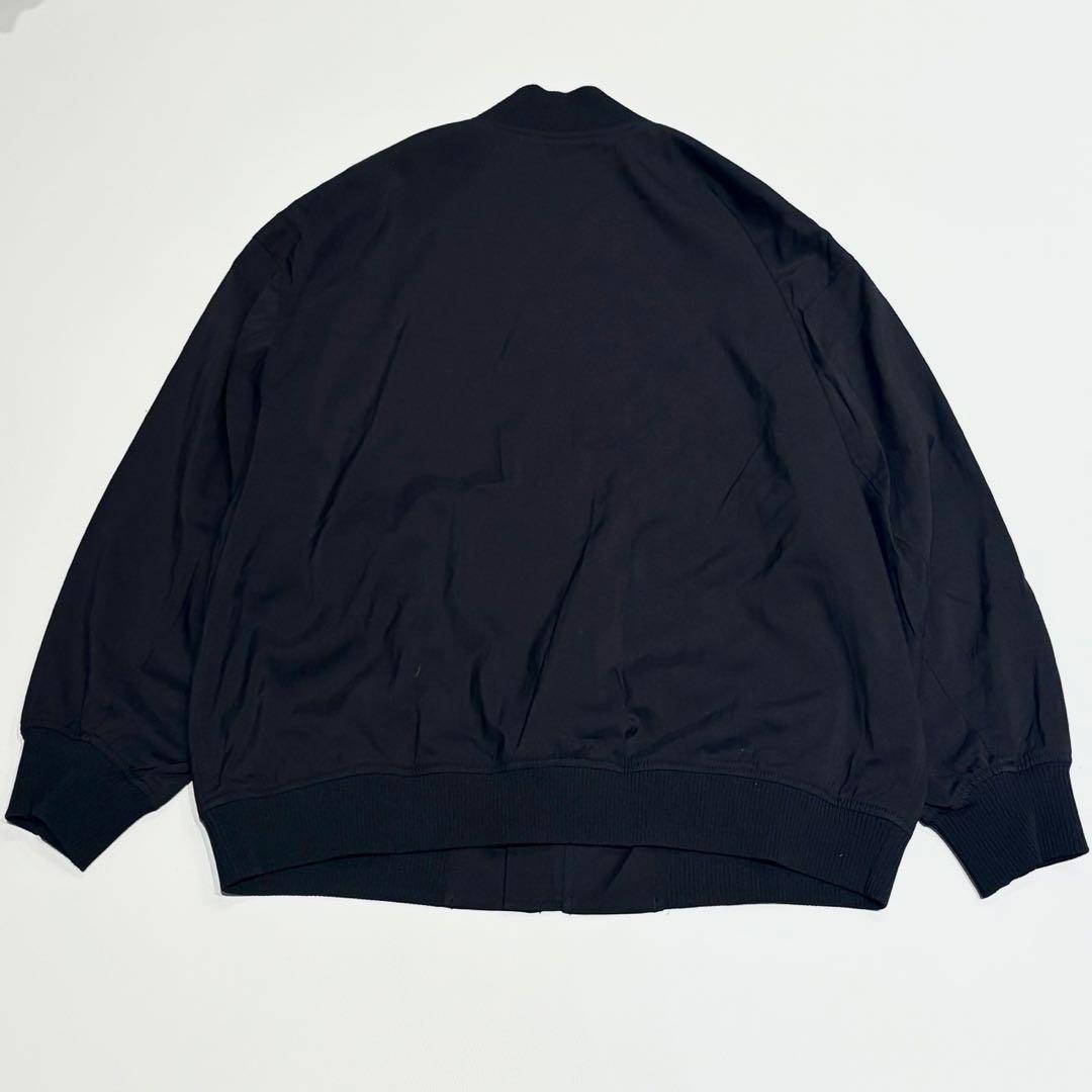 【極美品】大きいサイズ 23区 キュプラナイロンストレッチ MA-1 ブルゾン