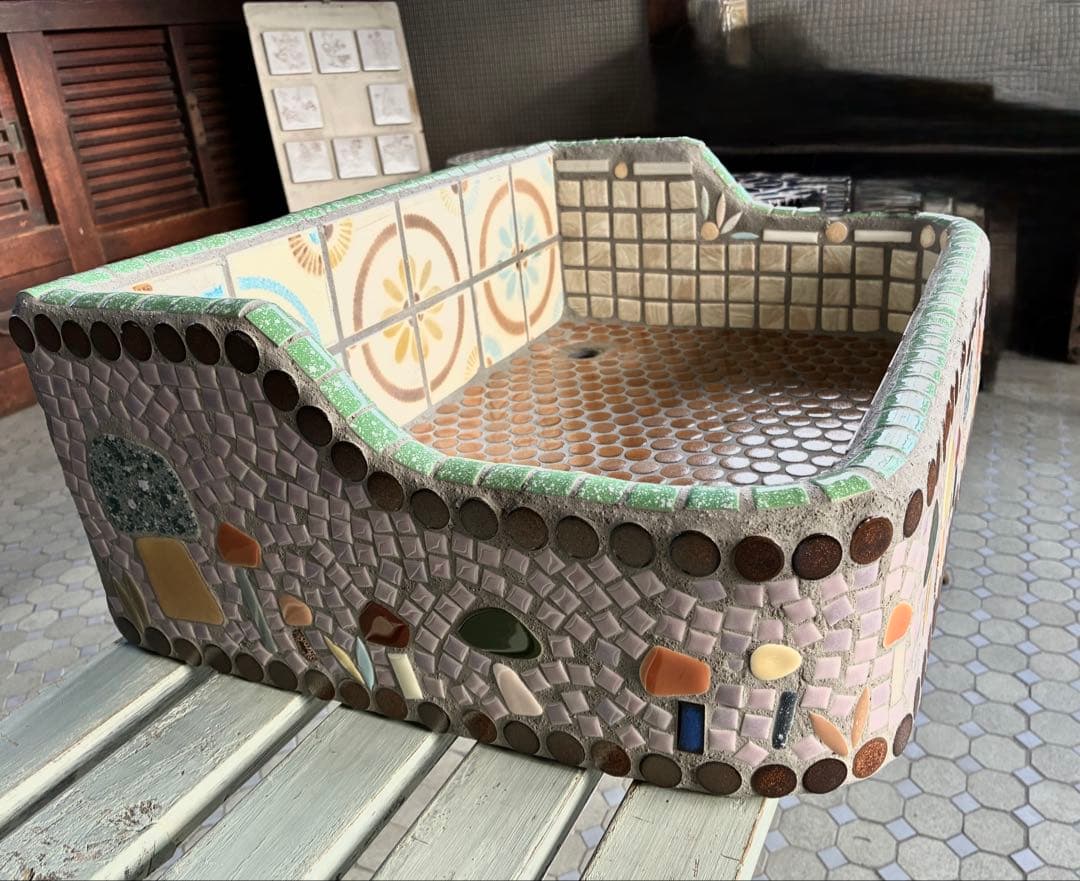 レトロタイルシンクきのこ