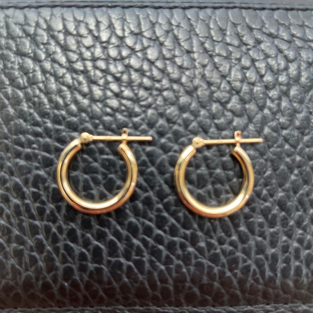 フープピアス 両耳用 18k 18金