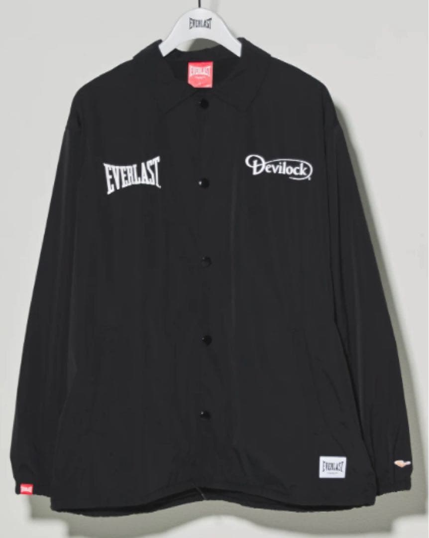 Everlast Devilock コーチジャケット ナイロンジャケット 黒