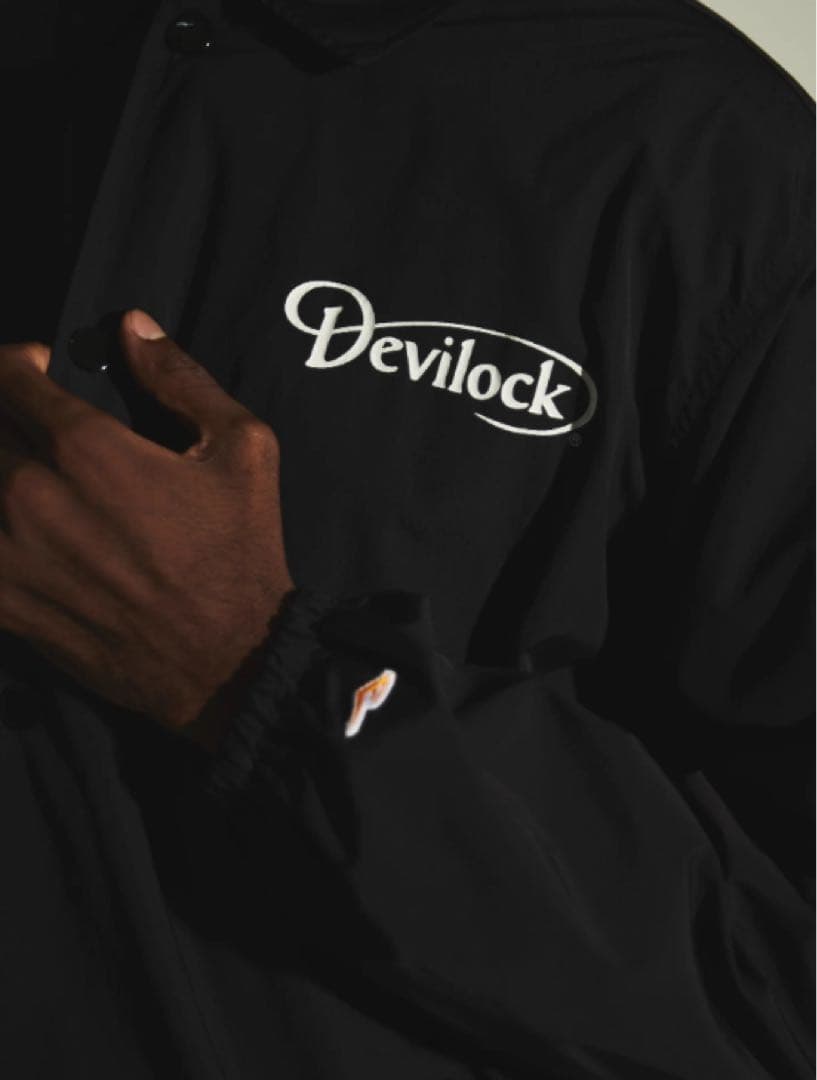 Everlast Devilock コーチジャケット ナイロンジャケット 黒