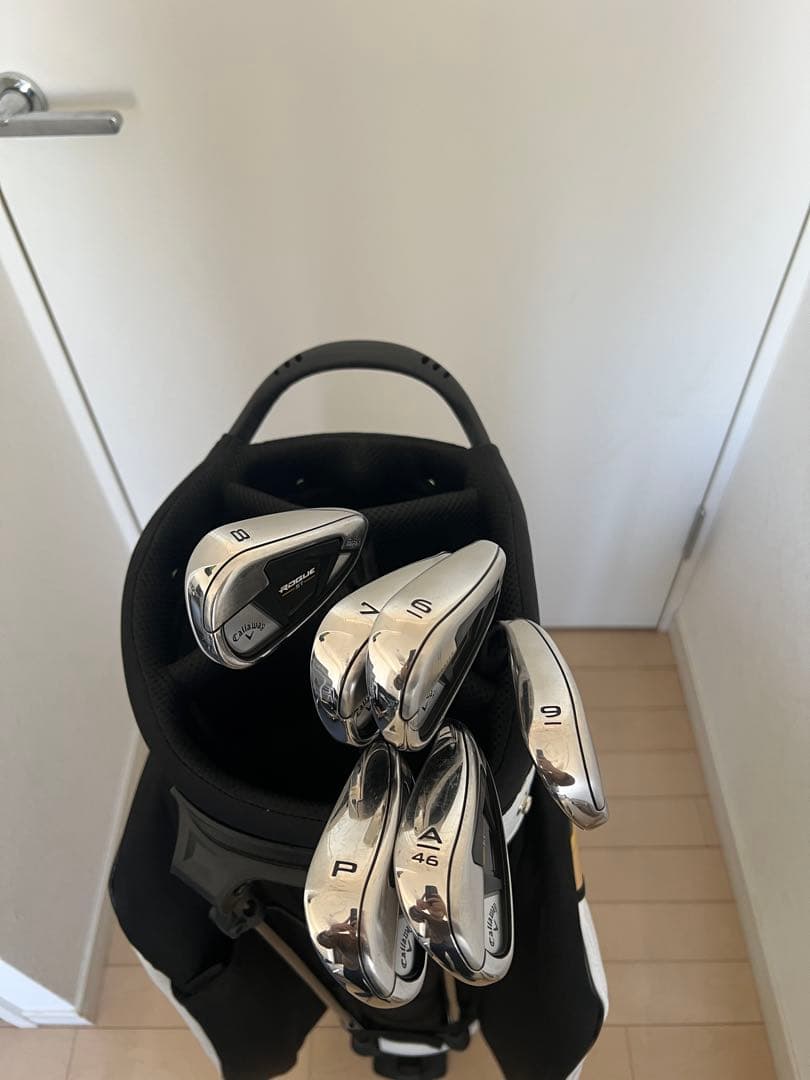 【美品バッグ付】ローグ ST MAX アイアン 6本(6-A) 希少DG95