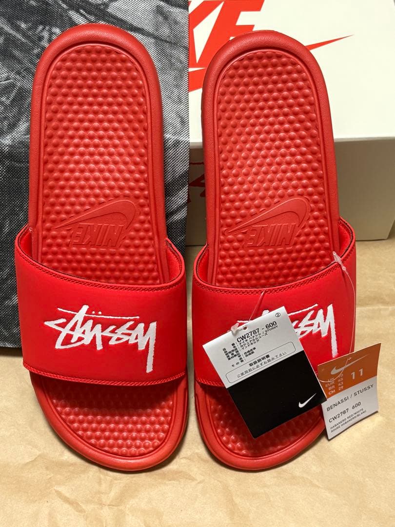 新品 STUSSY NIKE BENASSI SLIDE ナイキ ベナッシ