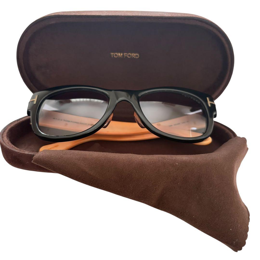 TOM FORD サングラス Cary TF58 05B 黒×べっ甲 ケース付