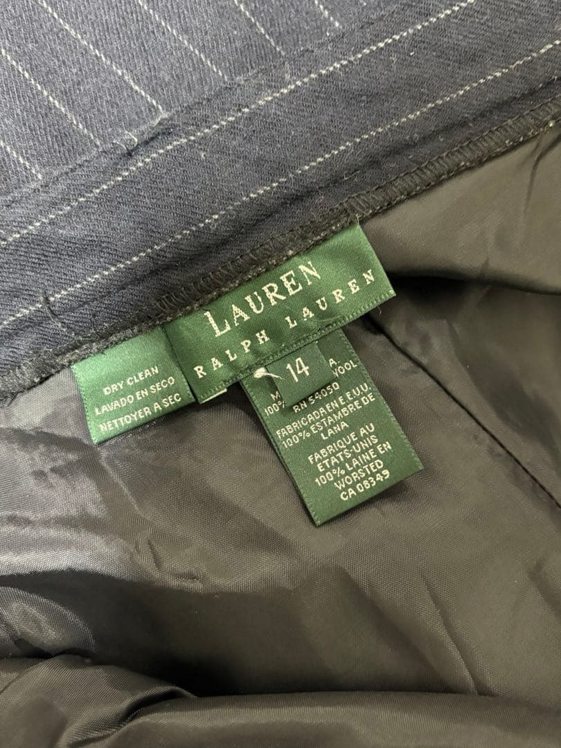 Ralph Lauren　LAUREN ウールトラウザーズ