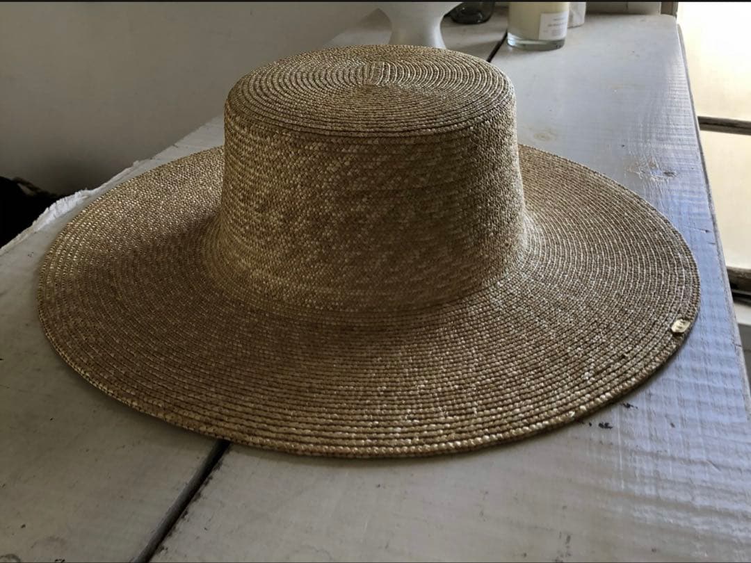 wicagrocery High Crown Long Brim 麦わら帽子