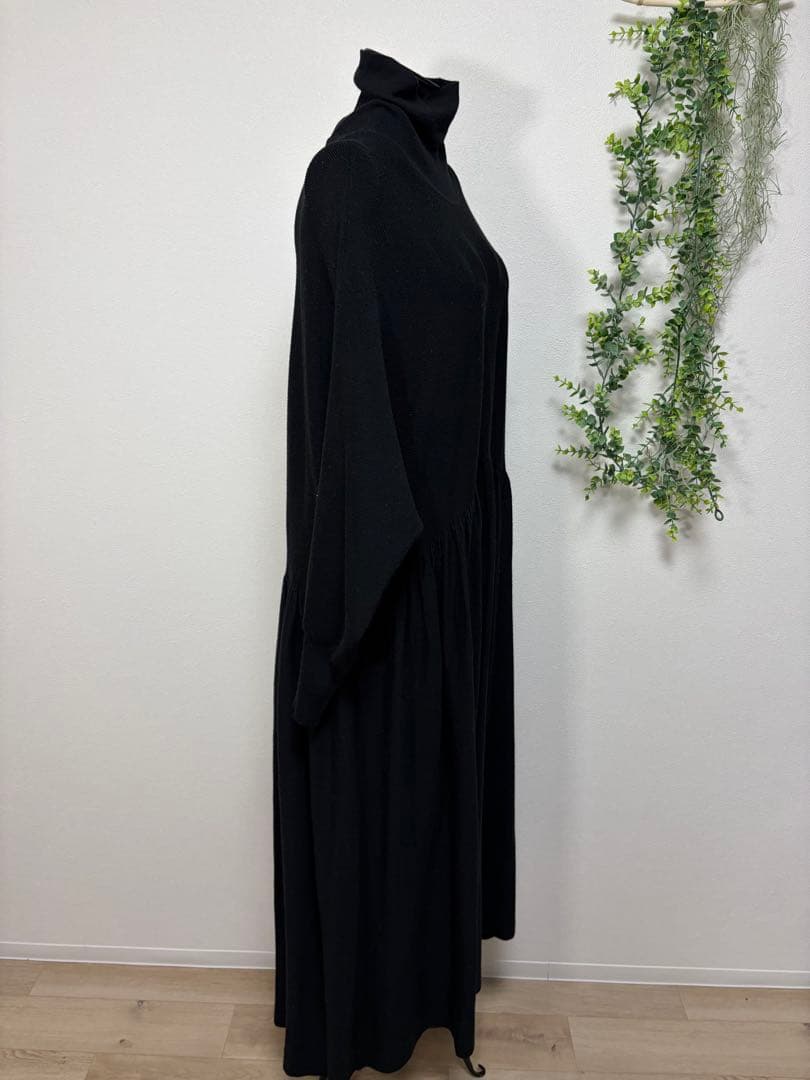 リ*コ様 Curensology カレンソロジー　ウール　ハイネックギャザーワン