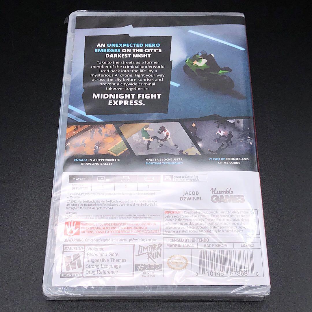 ミッドナイト ファイト エクスプレス 北米版 switch ニンテンドースイッチ