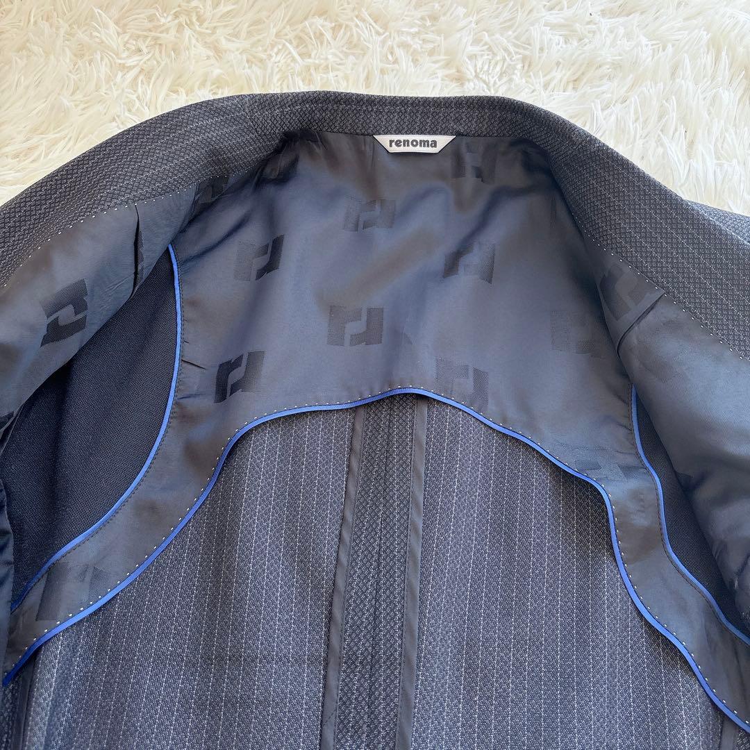 美品　レノマ スリーピース 3ピース セットアップ スーツ 2B ストライプ