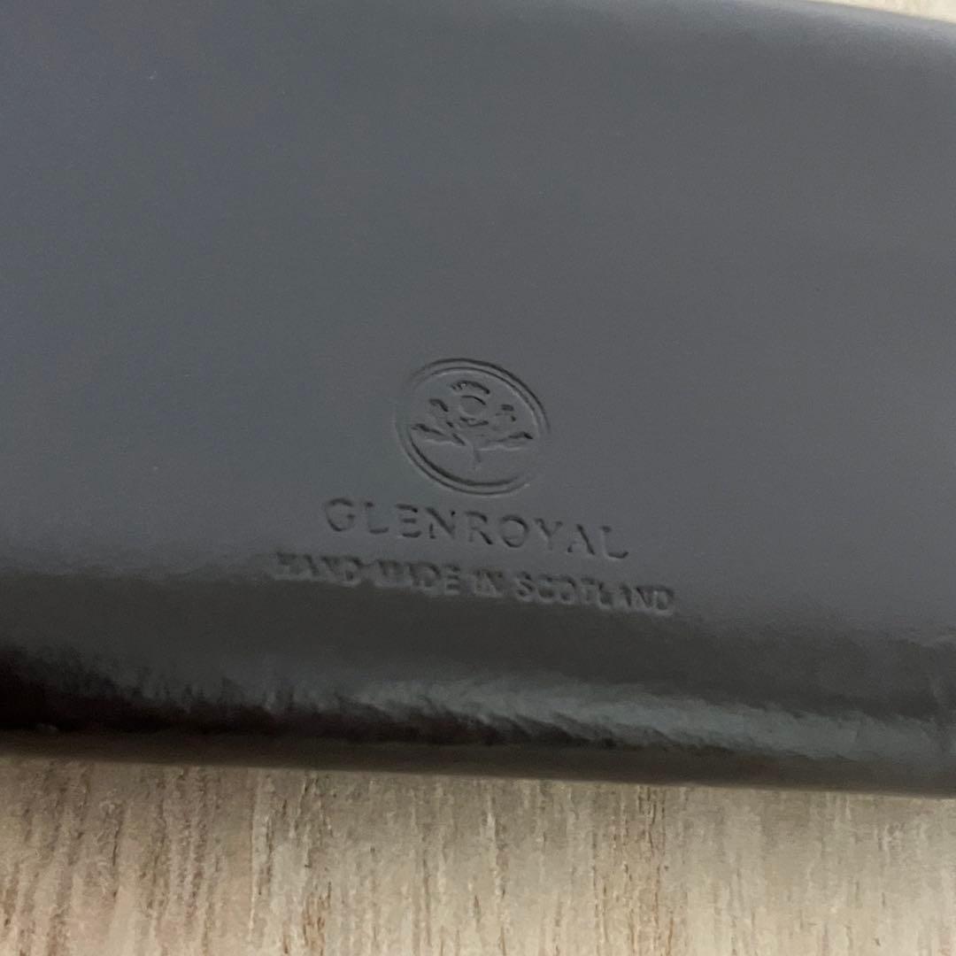 訳あり美品✨グレンロイヤル✨スコットランド✨カードケース✨名刺✨ダークブラウン