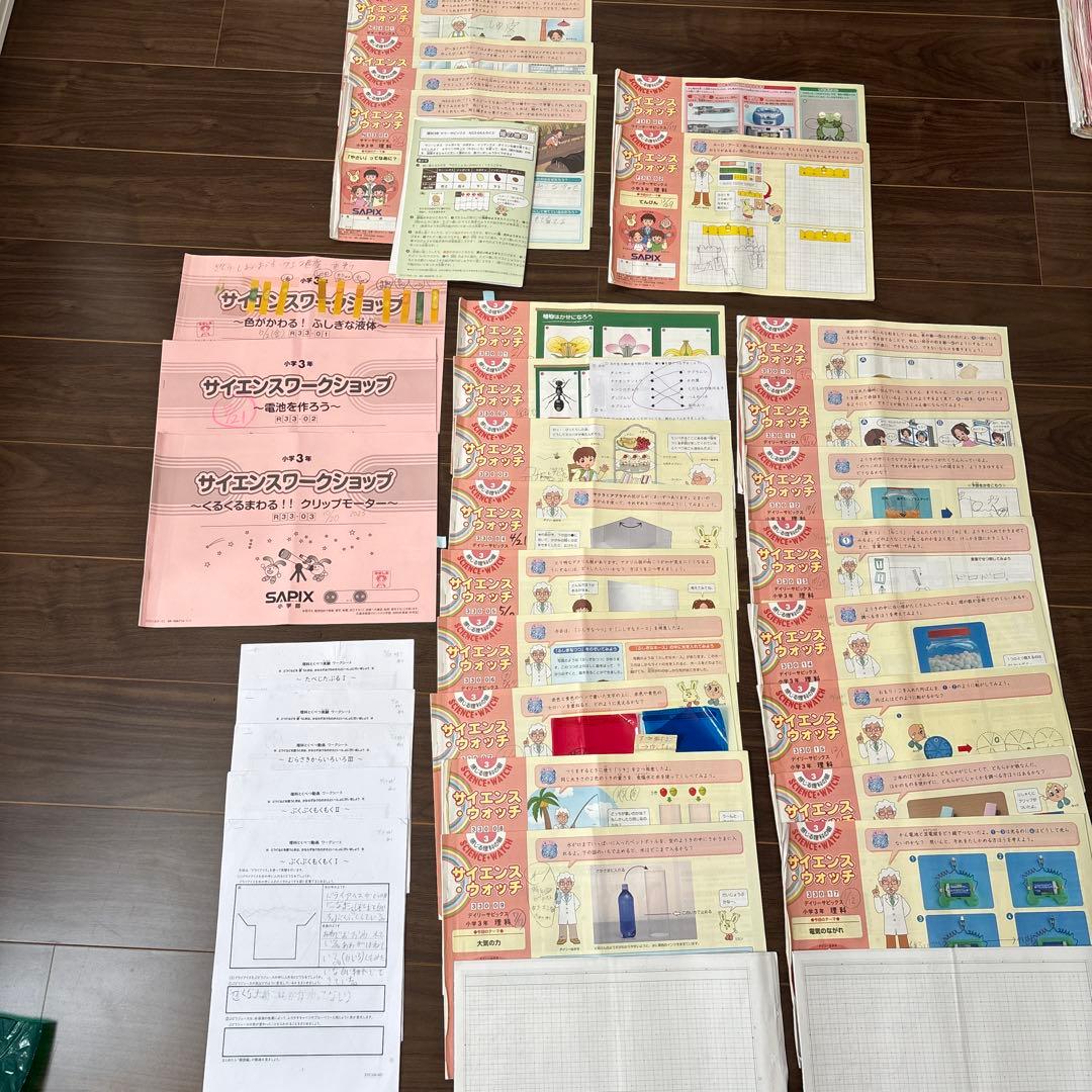サピックス3年生　算数、理科、社会　デイリー、サマー、ウィンター他