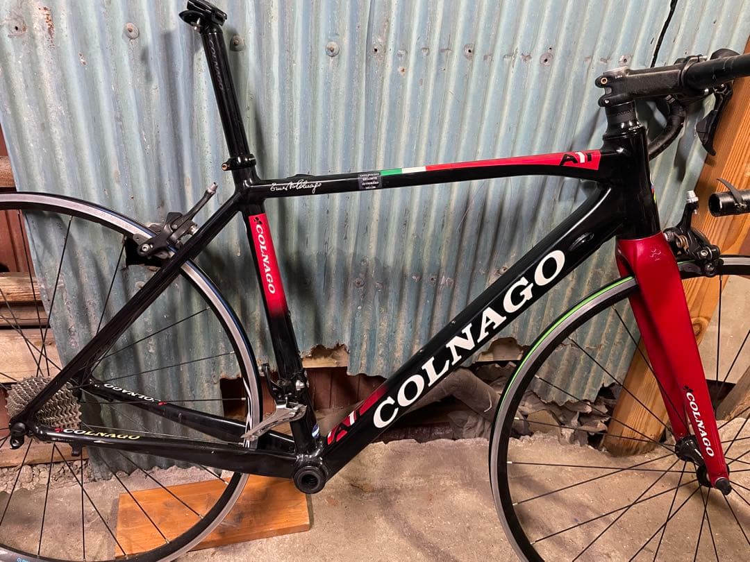 COLNAGO ロードバイクフレーム ブラック/レッド