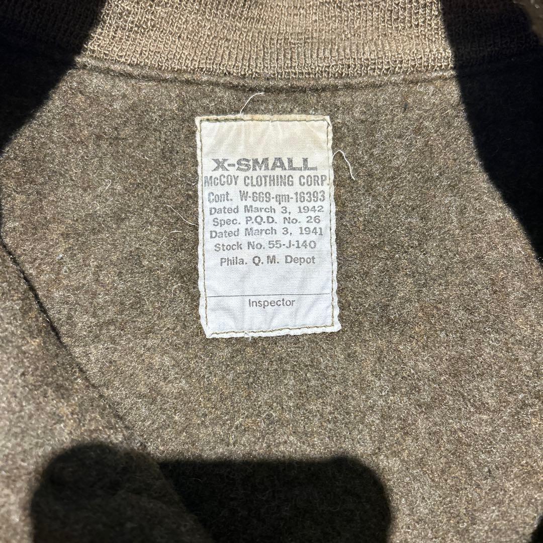 THE REAL McCOY’SタンカーズジャケットXS キャメル