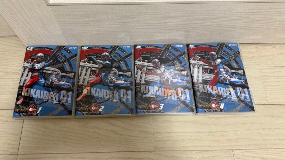 キカイダー０１　 DVD 1-4巻セット
