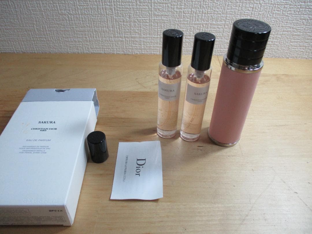 レア　メゾンクリスチャンディオール サクラ 15mL×3　EDP未使用品　携帯用