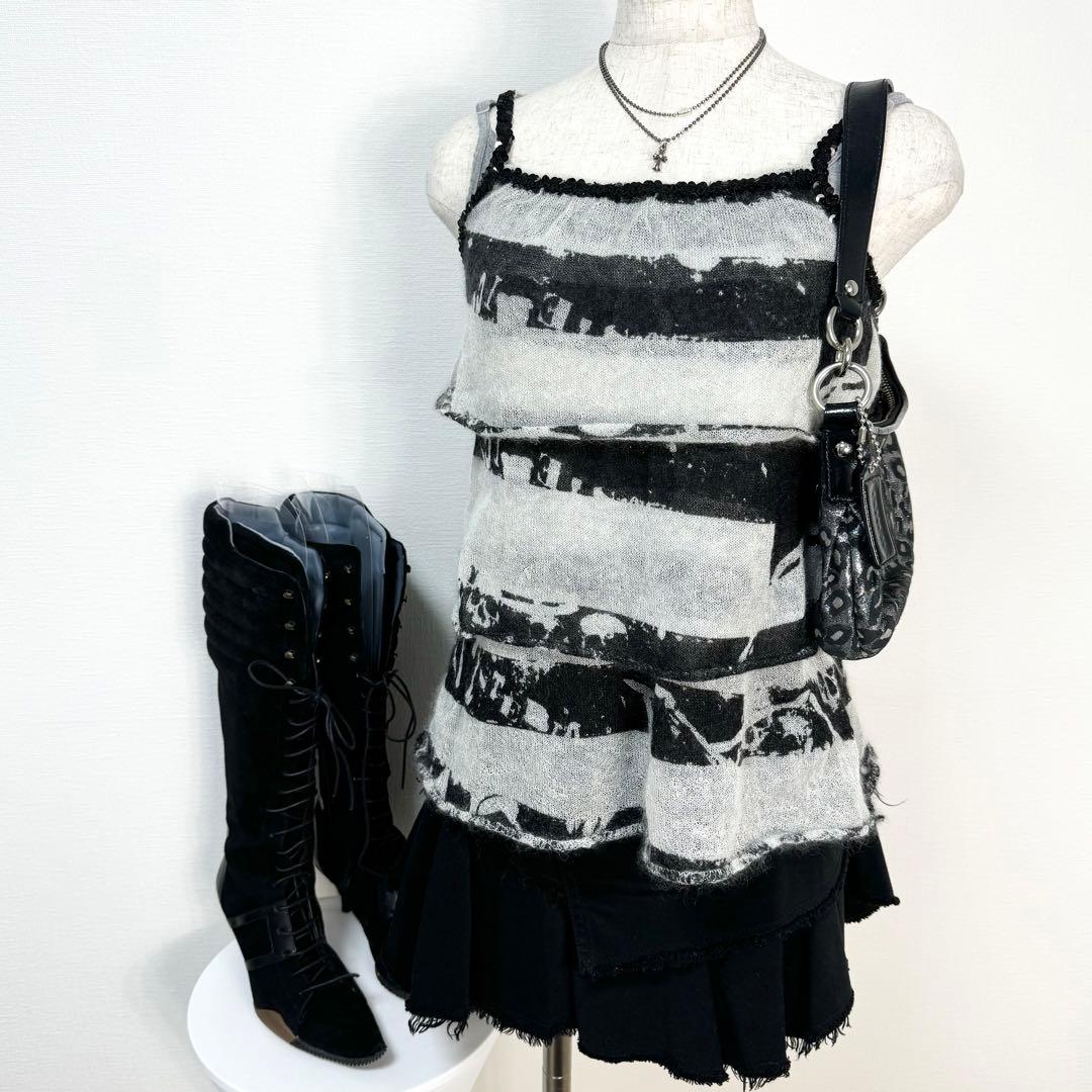 y2k✨️ 00s HYSTERIC GLAMOUR 希少タグ ニット キャミ