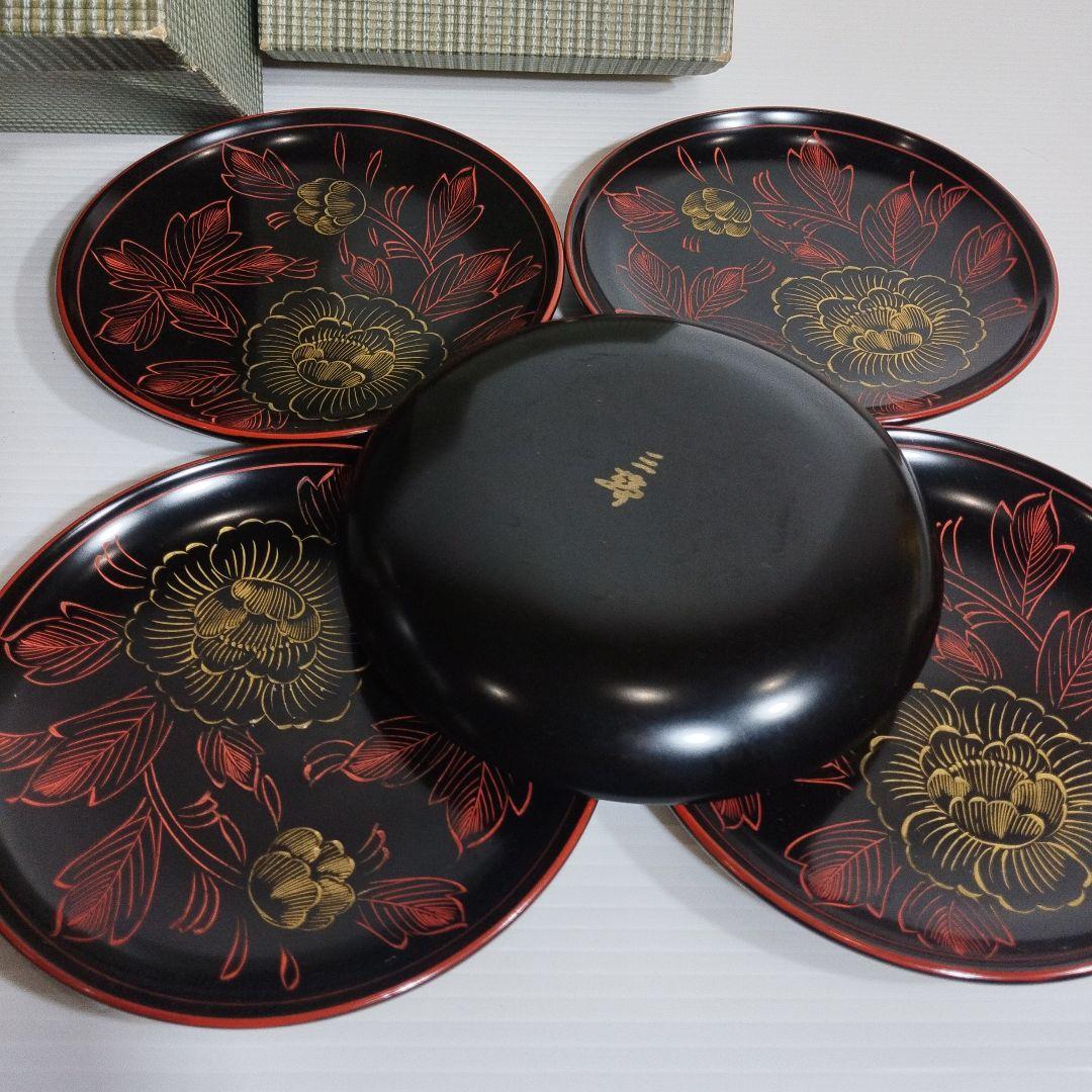 本堅地輪島塗【二段重箱と菓子置き】未使用品 MADE IN JAPAN
