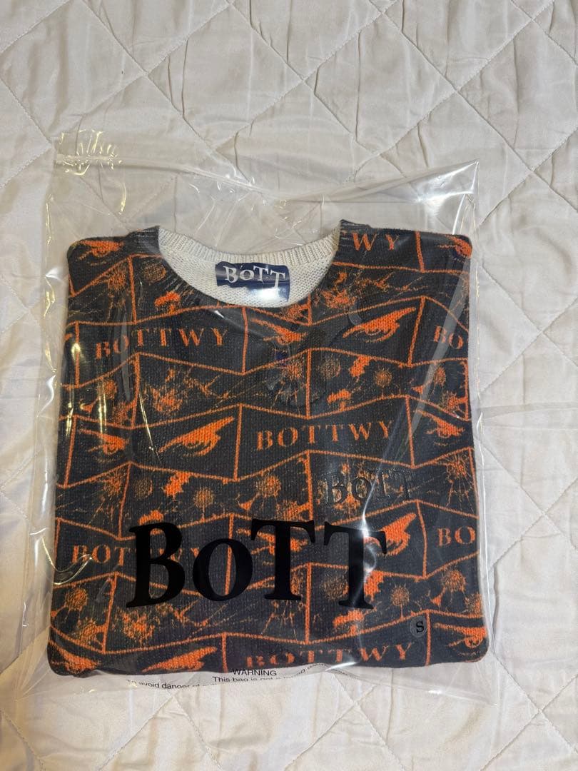 BoTT × VERDYニットセーター BLACK x ORANGE (S)