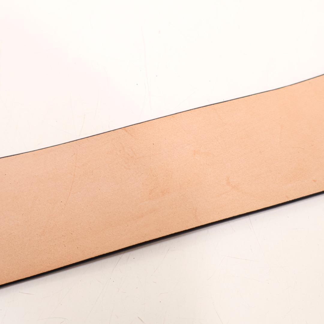 H2588P◾️メゾンマルジェラ　ブラックレザーベルト