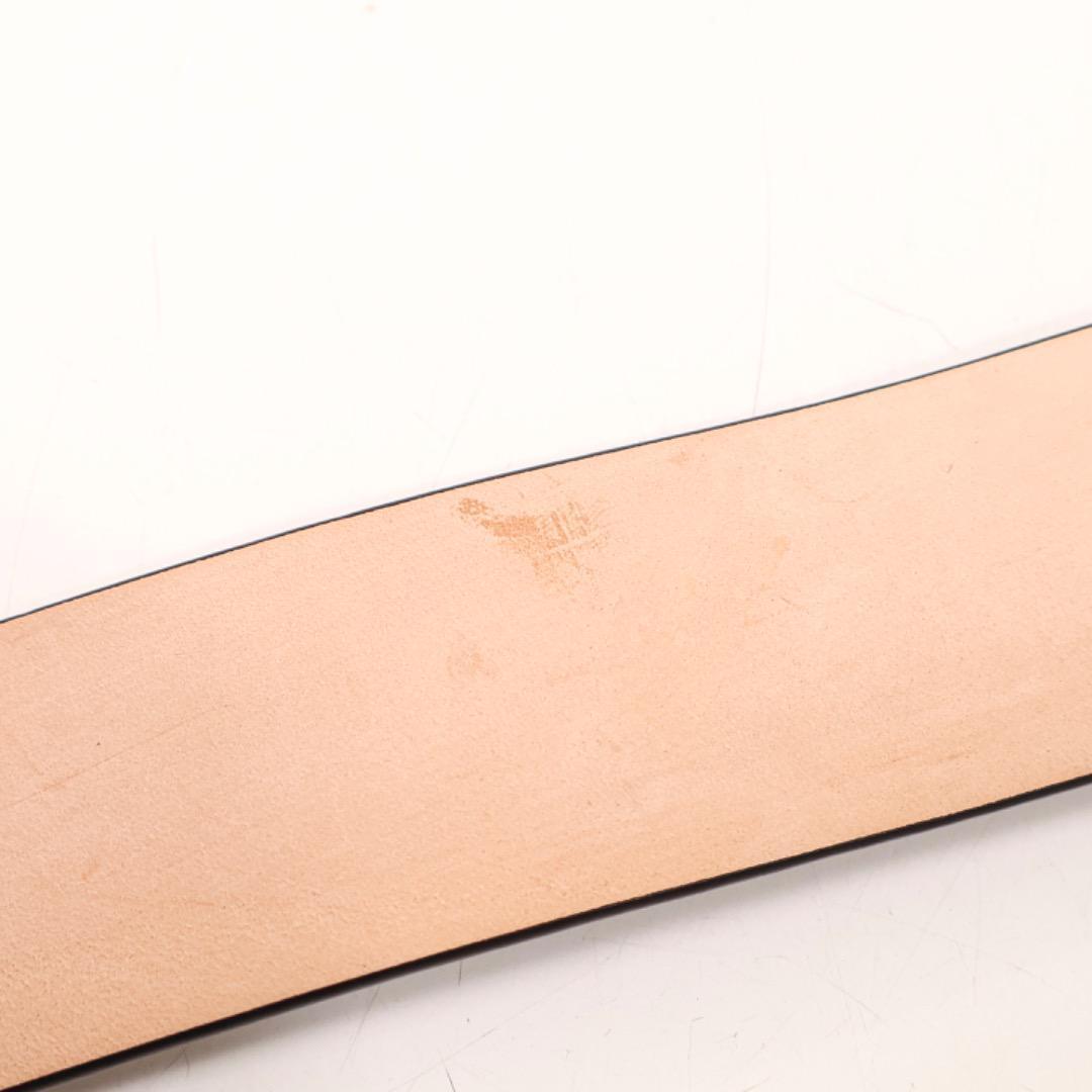 H2588P◾️メゾンマルジェラ　ブラックレザーベルト