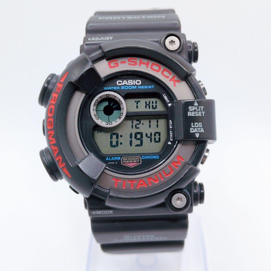 【稼働品】G-SHOCK DW-8200-1A 第2世代FROGMAN 美品