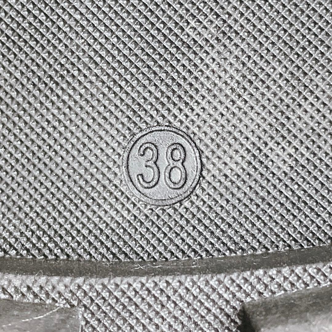 ENESS エネス サイドゴアブーツ 38 ブラックトラックソール 厚底