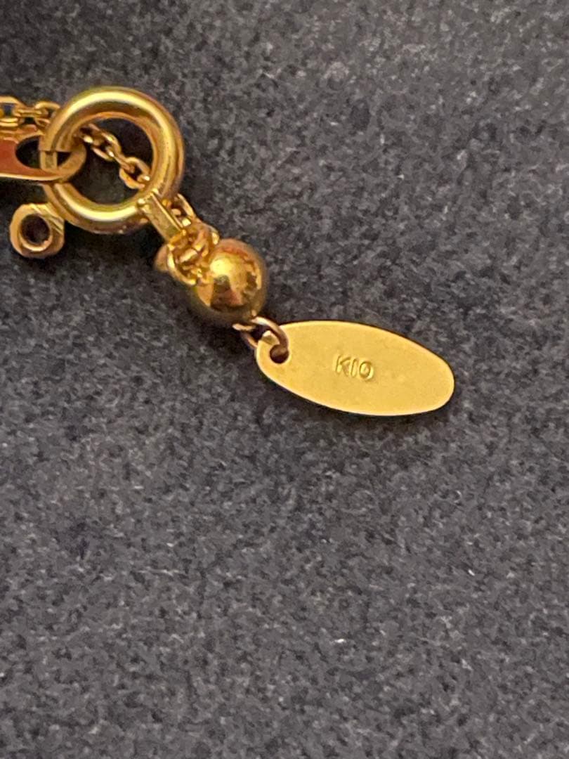 agete K10 80cm チェーンロングネックレス