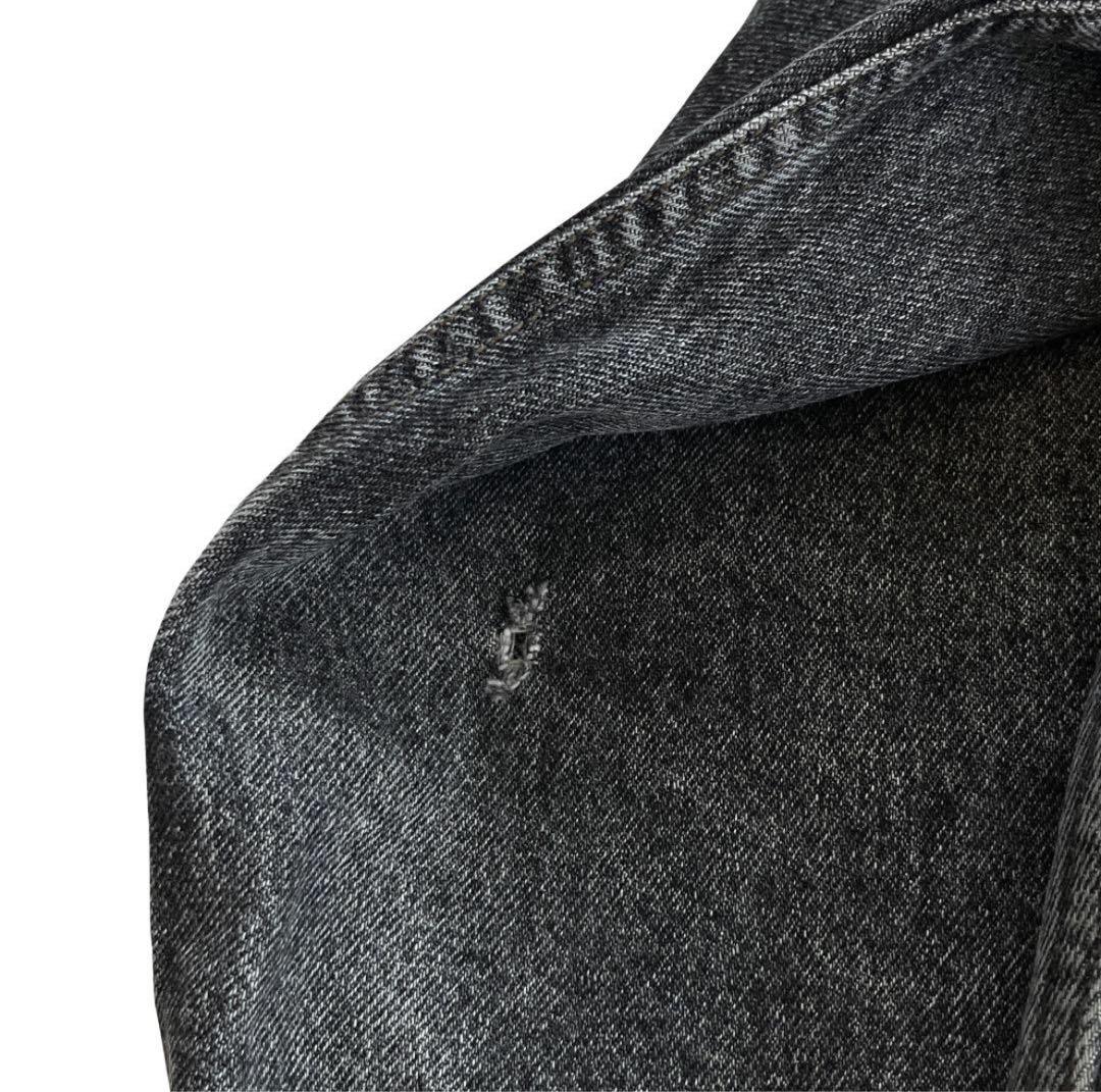 Levis デニムジャケット 70503 02 ユーロ XXL ブラック 先染め