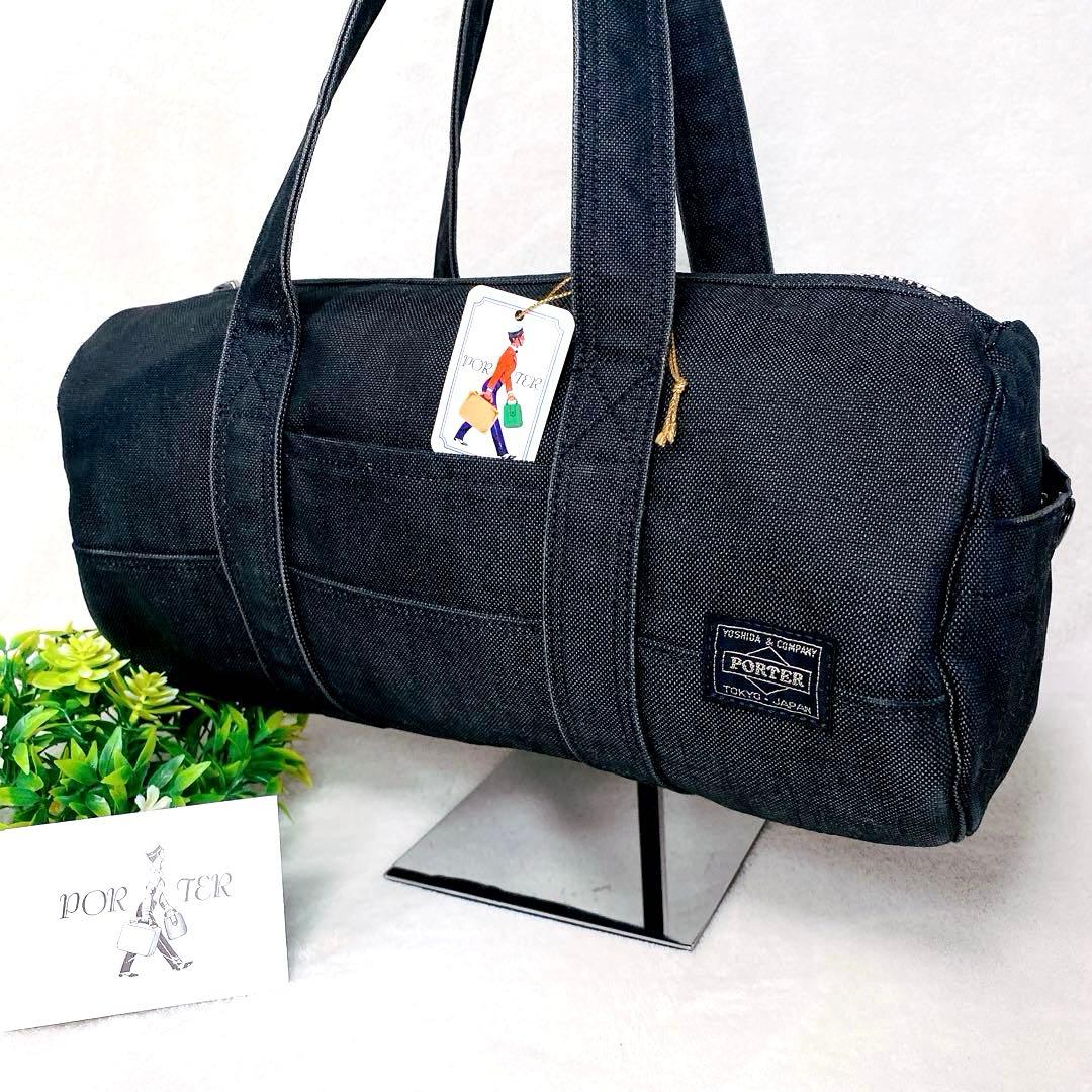 美品✨ PORTER スモーキー✨ ボストンバッグ ミニ ドラムバッグ