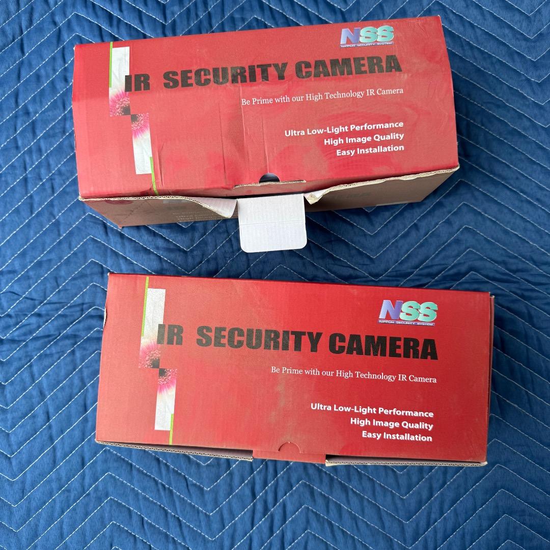 防犯カメラ NSS IR SECURITY CAMERA