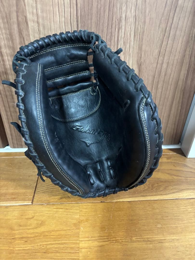 ミズノ 軟式　キャッチャーミット　少年用　SAKEBI 黒　 M-R型