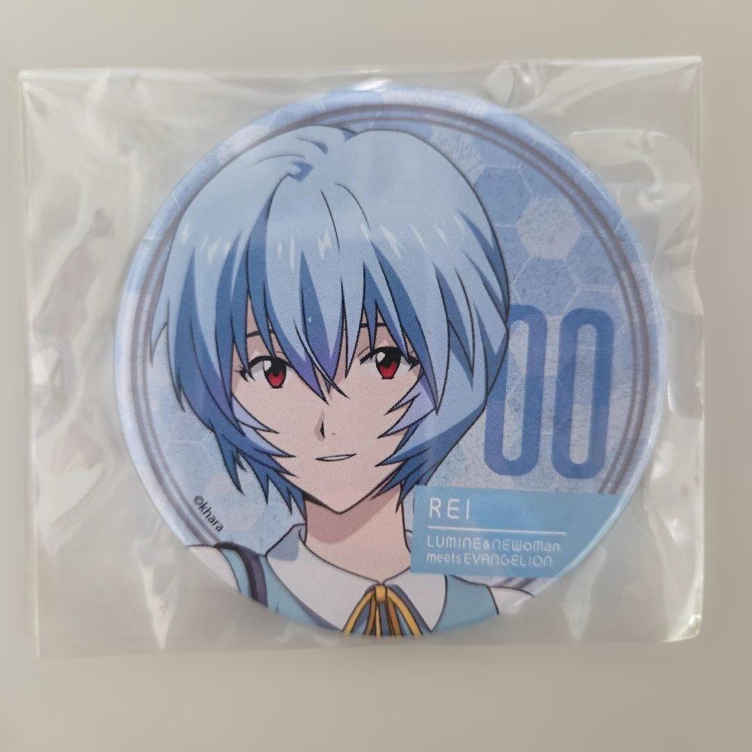 新世紀エヴァンゲリオン ルミネ&ニュウマンコラボ 缶バッチ 綾波レイ