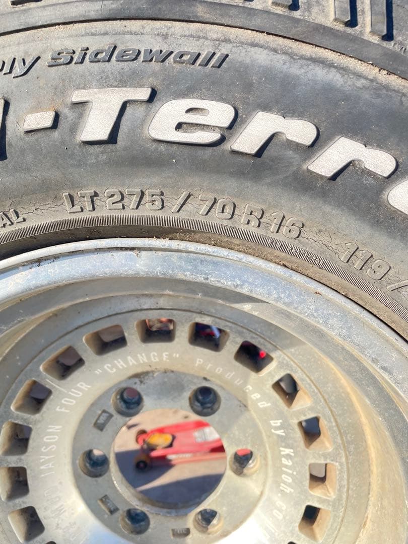 MUD JAYSON 139.7 ６穴　9J 4本セット