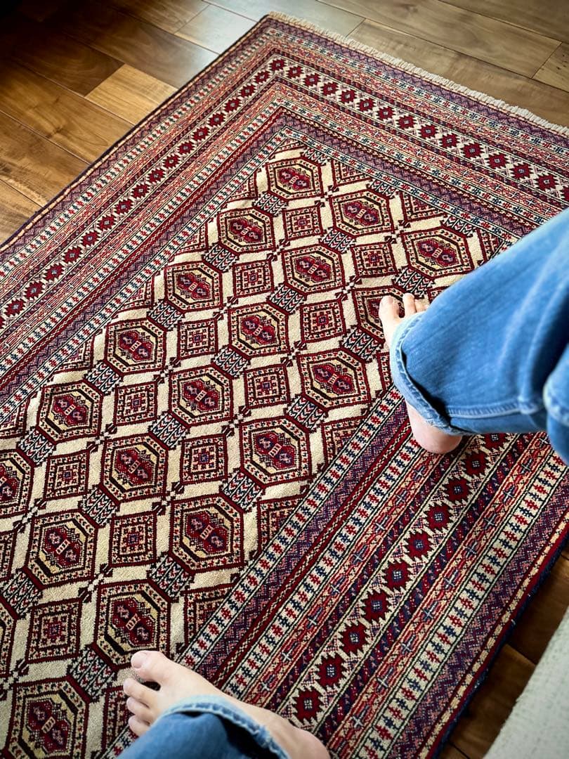 トライバルラグ　ヴィンテージラグ　ペルシャ絨毯　バルーチ族　プリミティブアート