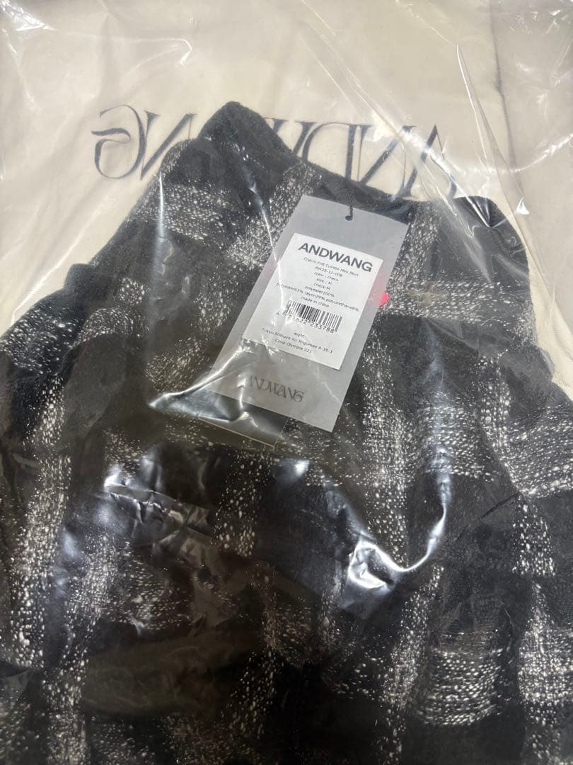 スカート ANDWANG Charm Frill Culotte Mini Skirt M