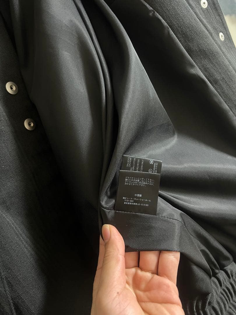 ジャケット・アウター Omar Afridi 23aw BLACK TECH DRIZZLER 44