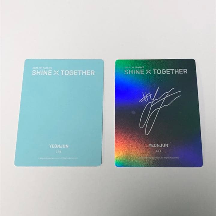 TXT ヨンジュン fanlive ミニフォト トレカ コンプ comprete