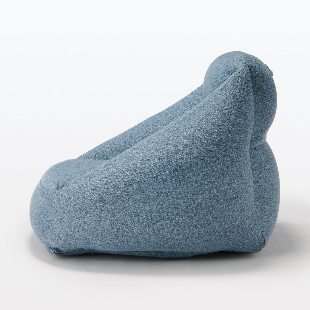 *＊新品・未使用＊*無印良品 空気でできたソファ ネイビー☆廃盤モデル☆ネイビー